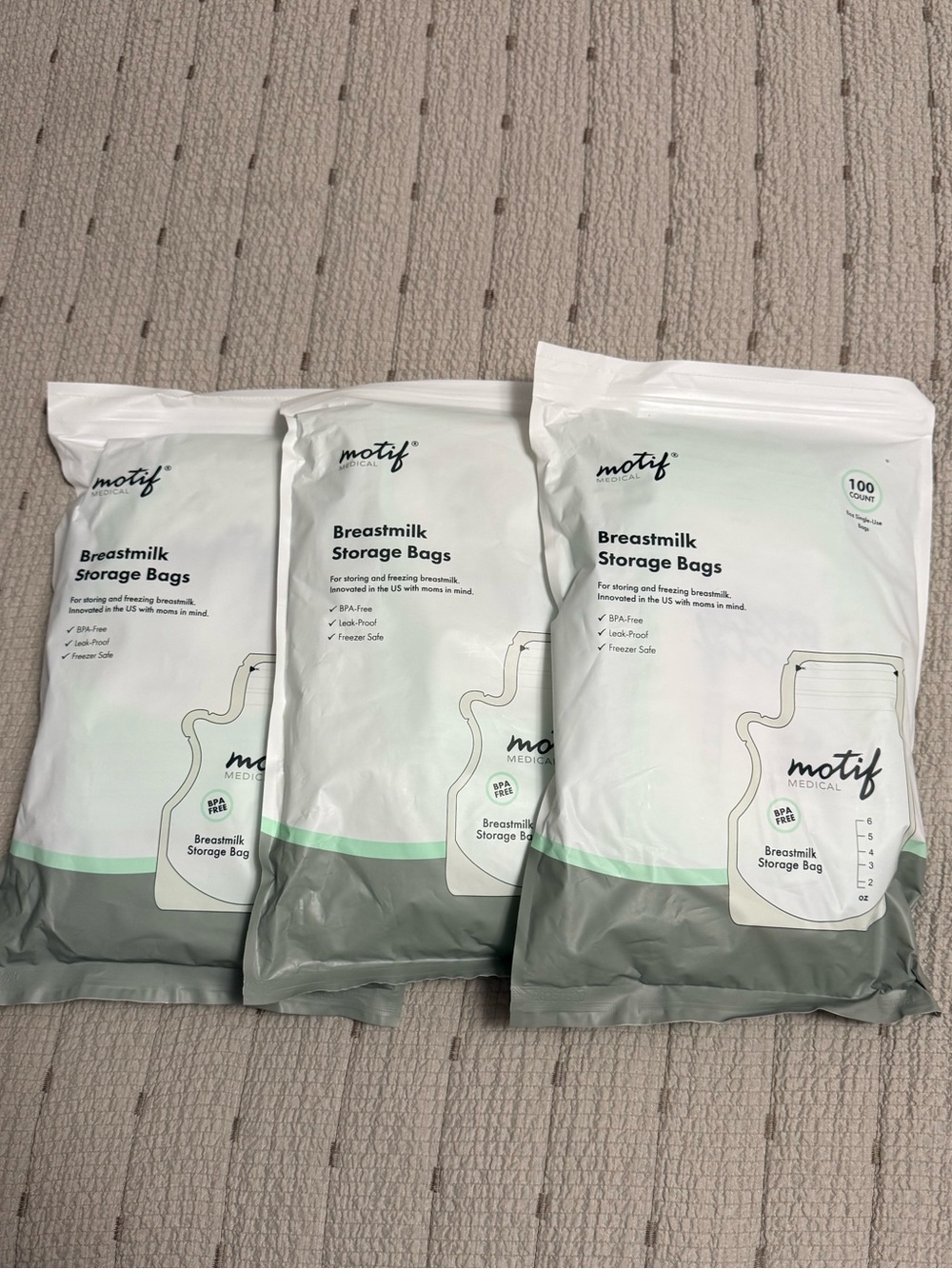 Motif Breastmilk Bags